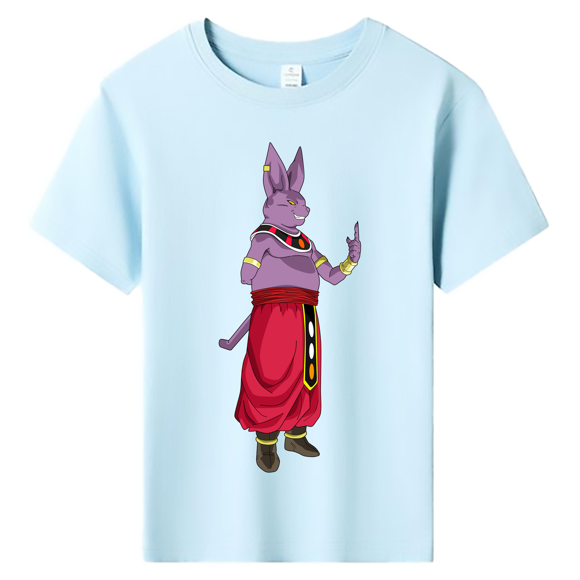 （画像用） ドラゴンボール シャンパ DRAGON BALL Champa 綿100％キッズTシャツ（フロントプリント）